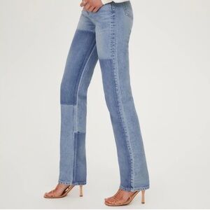 Reformation Cynthia Shadow High Rise Long Jeans - Size 25